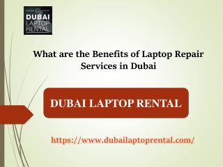What are the Benefits of Laptop Repair Services in Dubai?