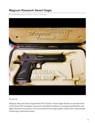 Magnum Research Desert Eagle