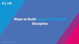 Steps to Build Personal Financial Discipline
