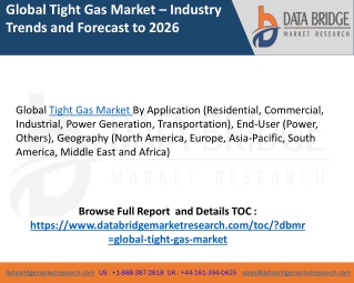 Tight Gas Market