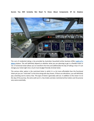 Secrets You Will Certainly Not Need To Know About Components Of An Airplane-converted
