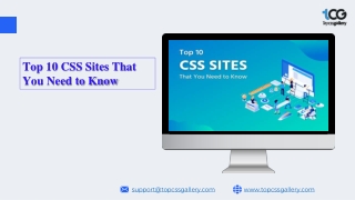 Top 10 CSS Sites That You Need to Know