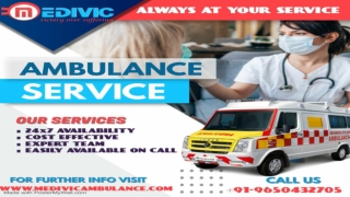 Trustworthy Ambulance Service in Dum Dum & Dharmatala, Kolkata by Medivic