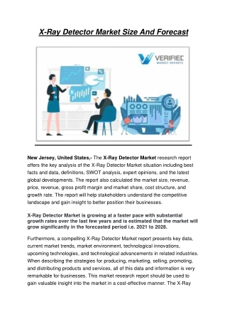 X-Ray Detector Market