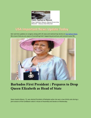 USA Important News Update Today