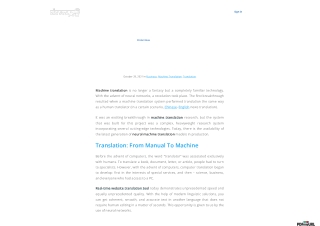 The Trending Stuff About Machine Translation