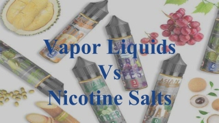 Vapor Liquids Vs Nicotine Salts_ All Your Questions Answered