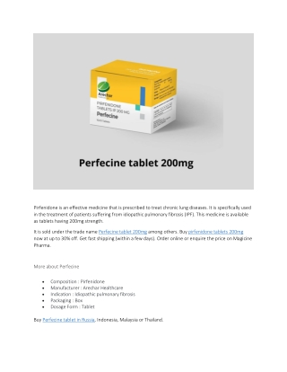 Perfecine tablet 200mg