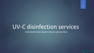 UV-C lighting by Signify; UV-C lighting has the power to disinfect the air, surf