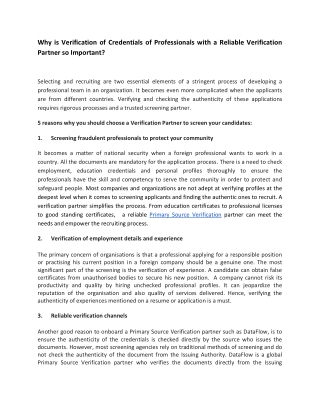 Verification of Credentials of Professionals.docx