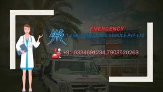 Confirm a well-organized Ambulance Service with emergency equipment |ASHA