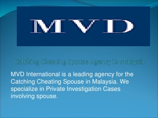 Catching Cheating Spouse Agency in Malaysia