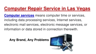 Computer Repair Service in Las Vegas|  1 (820) 999-3724|