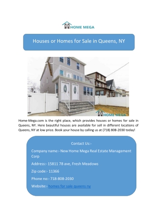 Houses or Homes for Sale in Queens, NY-converted