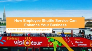 How Employee Shuttle Service Can Enhance Your Business
