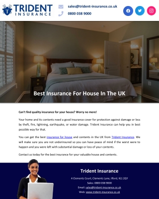 Best Insurance For House In The UK