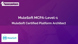 MuleSoft MCPA-Level-1 Practice Test Questions ~ Unique And The Most Challenging