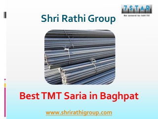 Best TMT Saria in Baghpat – Shri Rathi Group