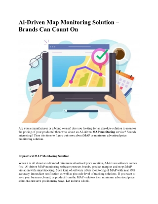 Ai Driven Map Monitoring Solution  Brands Can Count On