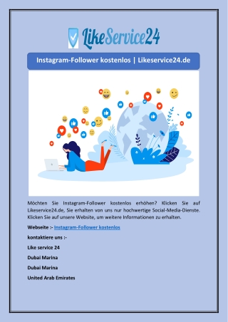 Instagram-Follower kostenlos | Likeservice24.de