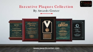 Executive Plaques Collection by Awards Center