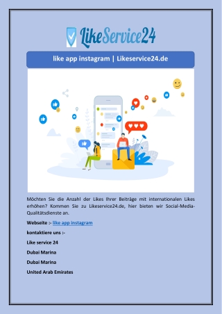 like app instagram | Likeservice24.de