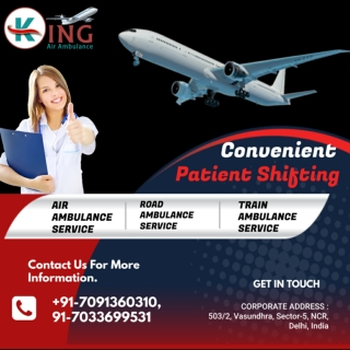 King Air Ambulance Service in Mumbai is Available with Attentive Medical Team