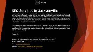 SEO Services In Jacksonville