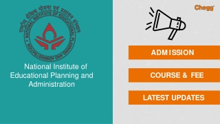 National Institute of Educational Planning and Administration