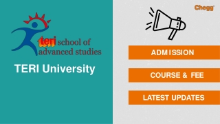 TERI School of Advanced Studies