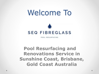 Pool Resurfacing Gold Coast