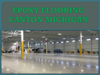 EPOXY FLOORING CANTON MICHIGAN