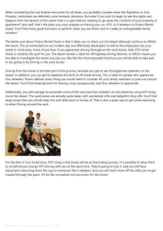Private desert Safari Dubai: A Simple Definition