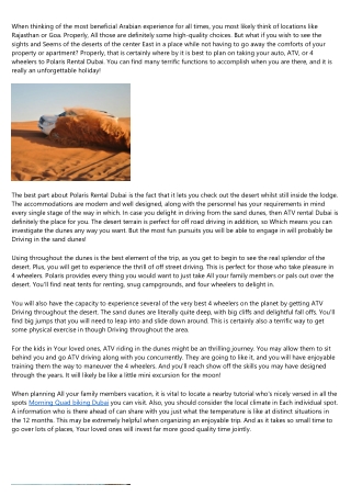 10 Tell-Tale Signs You Need to Get a New Desert Safari Dubai