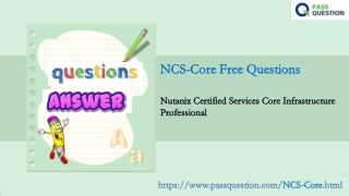 2021 New Nutanix NCS-Core Practice Test Questions