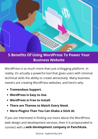 5 Benefits Of Using WordPress To Power Your Business Website