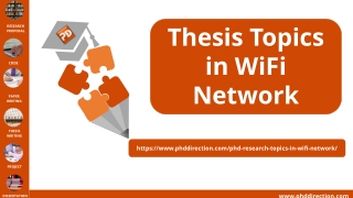 Thesis Topics in WiFi Network