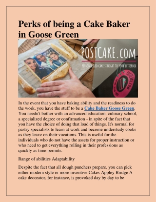 Find the best Cake Delivery in Goose Green