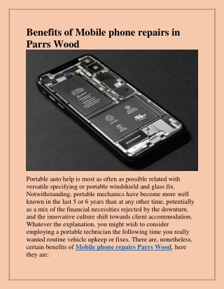 Get the best Apple mac repairs in Parrs Wood