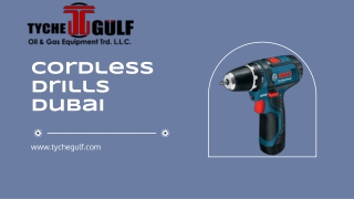 cordless drills Dubai