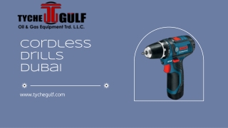 cordless drills Dubai