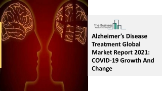 Alzheimer’s Disease Treatment Market Analysis, Growth Factors Report 2030