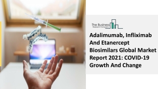 Adalimumab, Infliximab and Etanercept Biosimilars Market Growth, Share 2030