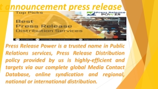 event announcement press release-converted
