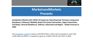 Exoskeleton market across defense vertical to grow at the highest rate from 2021