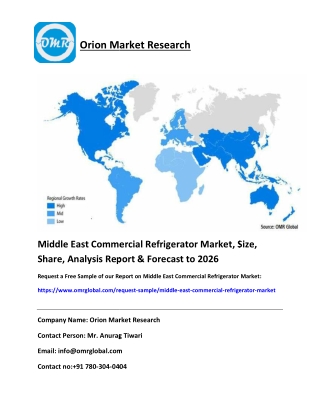 Middle East Commercial Refrigerator Market