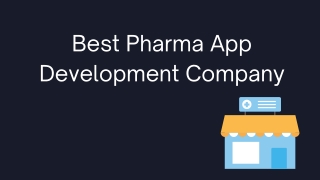 Pharmacy App Development Company