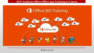 SCP Academy Offers Office 365 Training in Cyprus