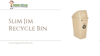 Slim Jim Recycle Bin