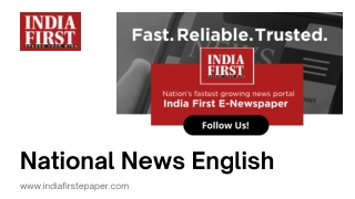 National News English